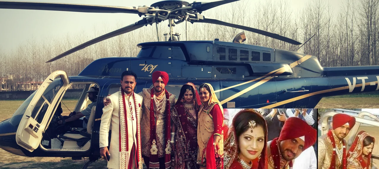 Helicopter Wedding at Casa Dream